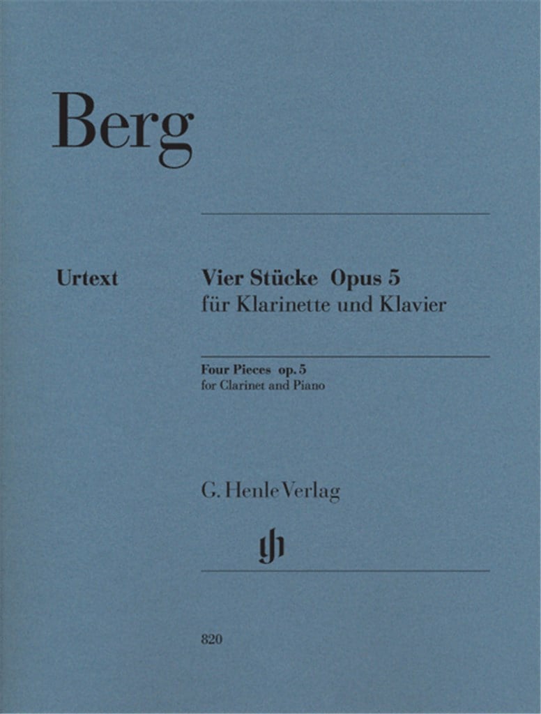 Vier Stucke Klarinette Und Klavier Op 5